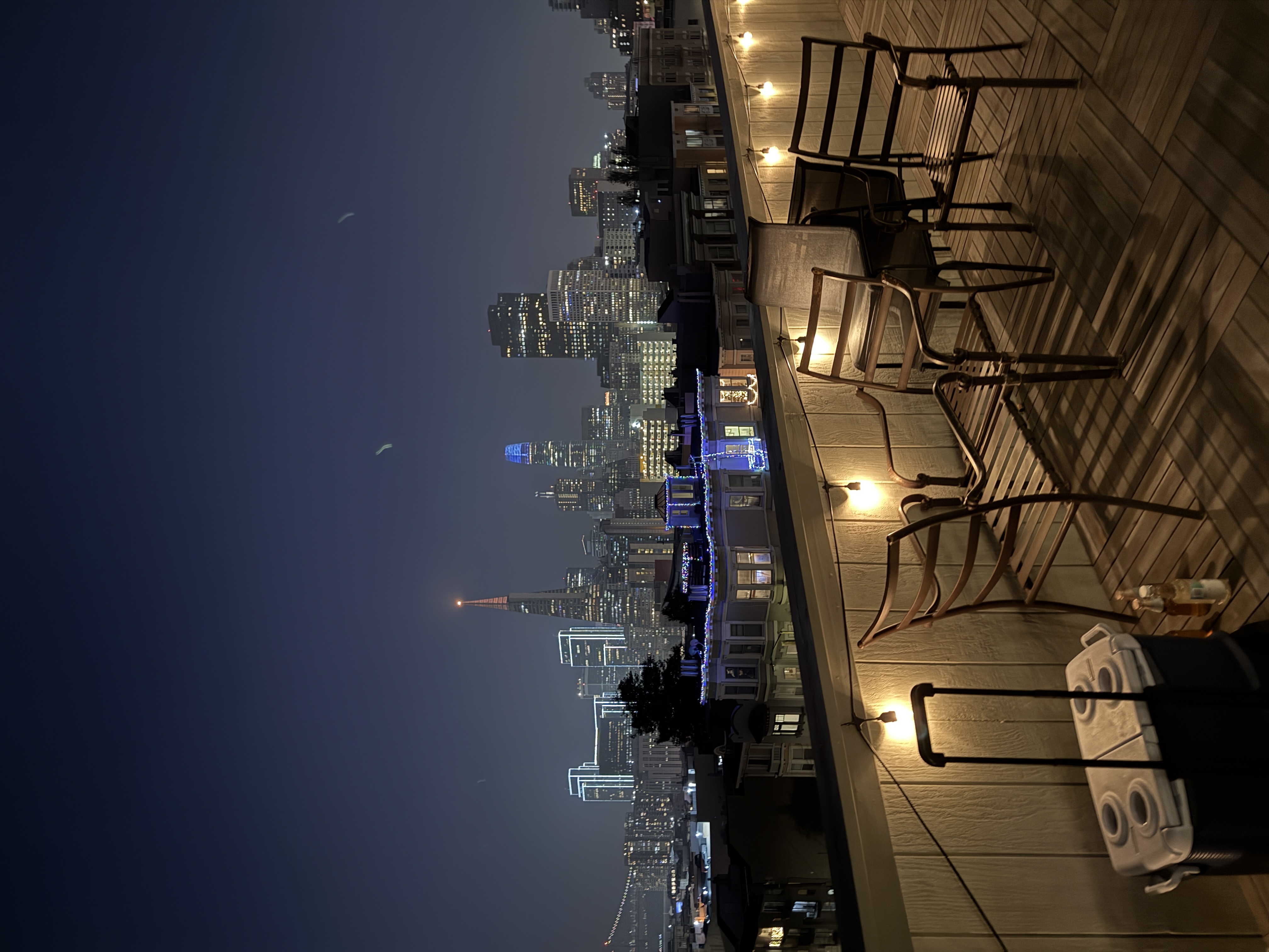 View of downtown with the naked eye